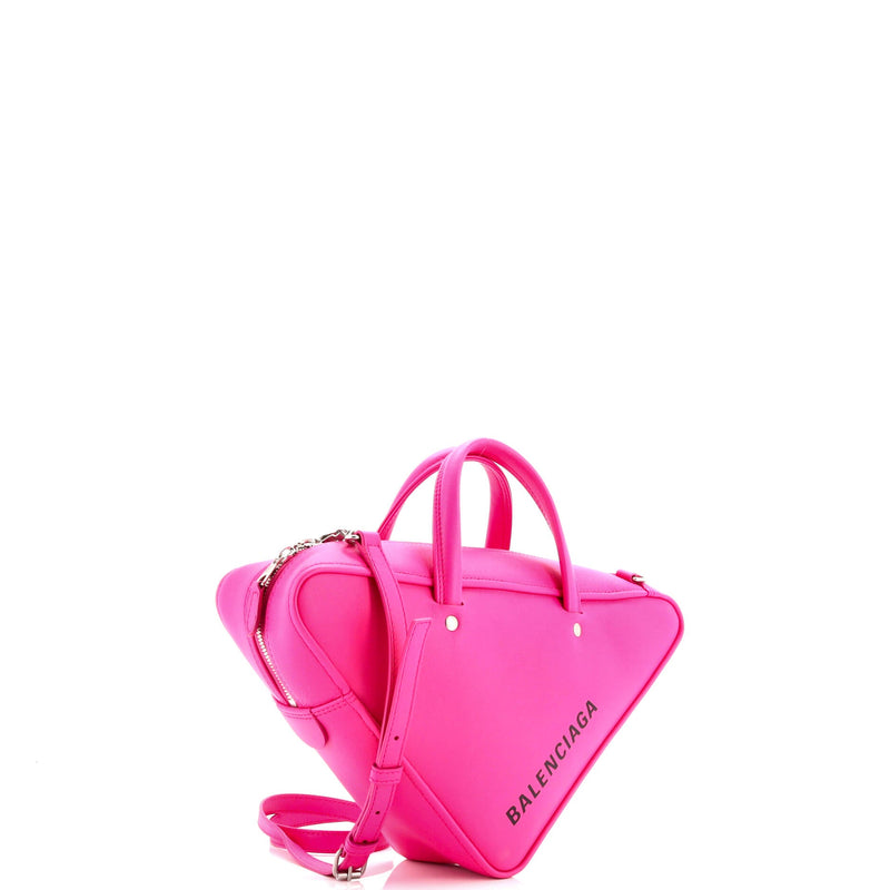 Triangle Duffle Bag Leather Small
