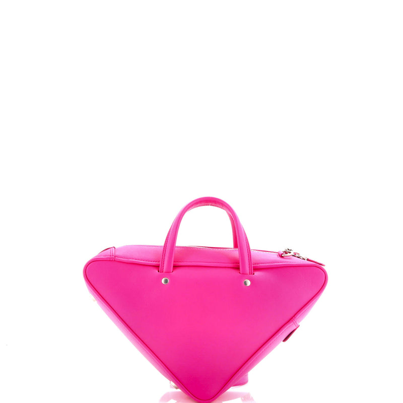 Triangle Duffle Bag Leather Small