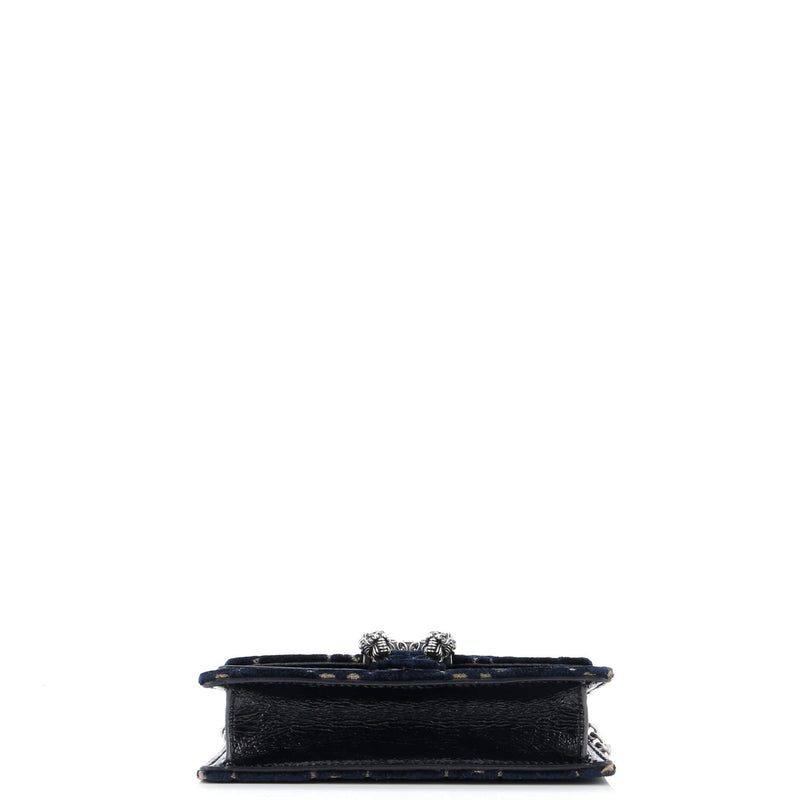 Dionysus Bag Gg Velvet Super Mini