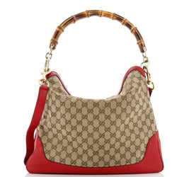 Diana Bamboo Shoulder Bag Gg Canvas
