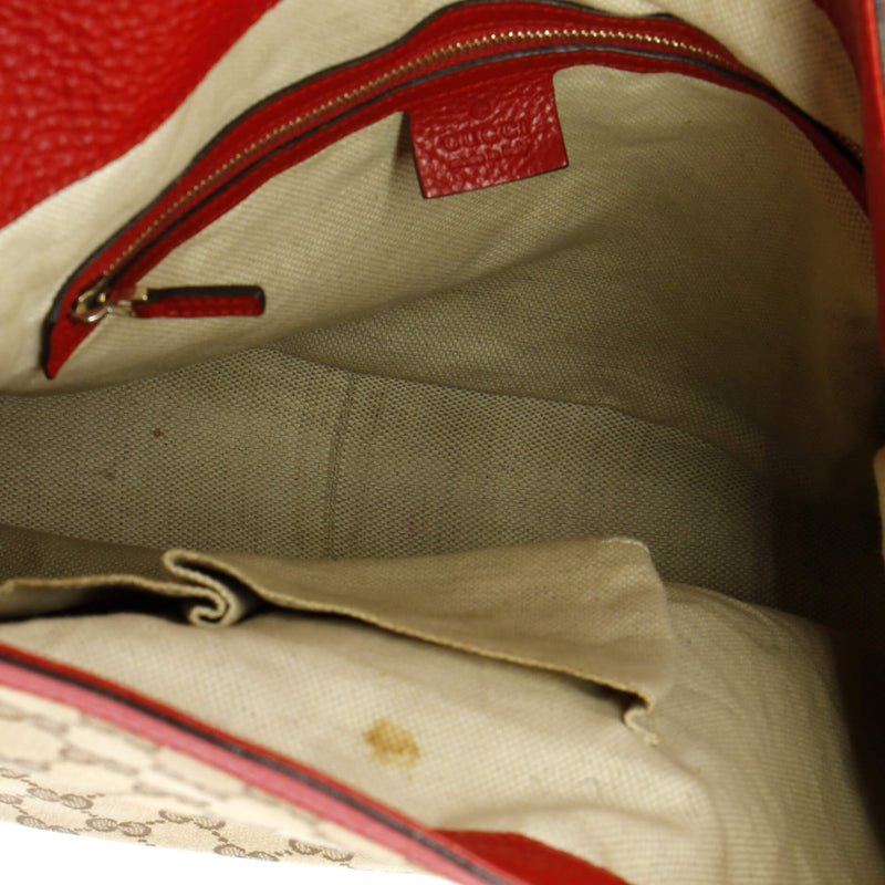 Diana Bamboo Shoulder Bag Gg Canvas