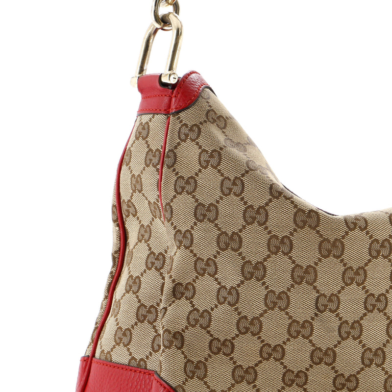 Diana Bamboo Shoulder Bag Gg Canvas