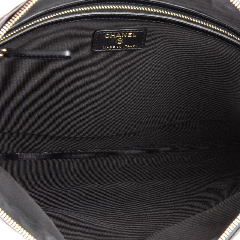 Boy O Case Clutch Quilted Caviar Medium