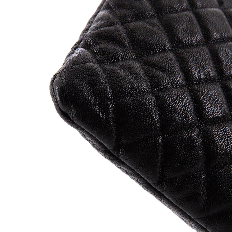 Boy O Case Clutch Quilted Caviar Medium