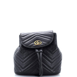 Gg Marmont Drawstring Backpack Matelasse