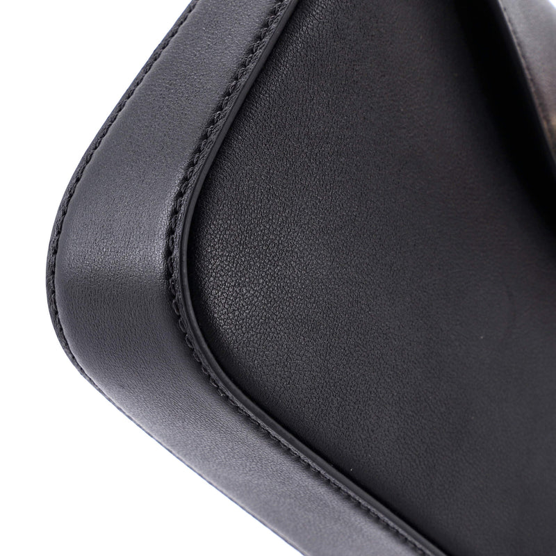 Vlogo Bold Flap Shoulder Bag Leather