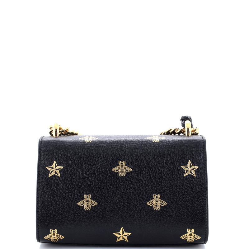 Padlock Shoulder Bag Printed Leather