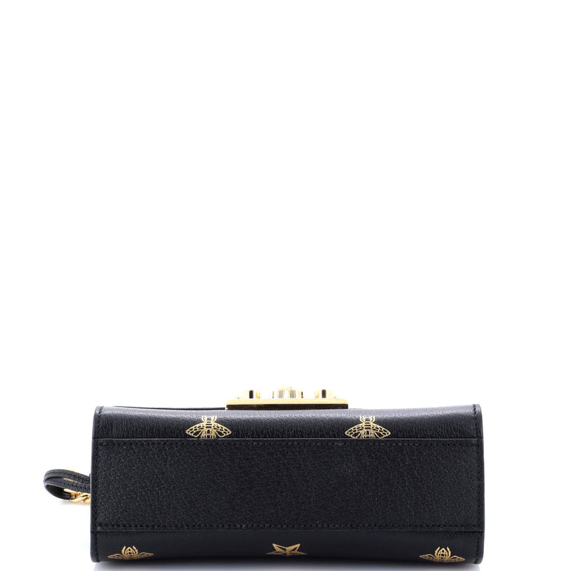 Padlock Shoulder Bag Printed Leather