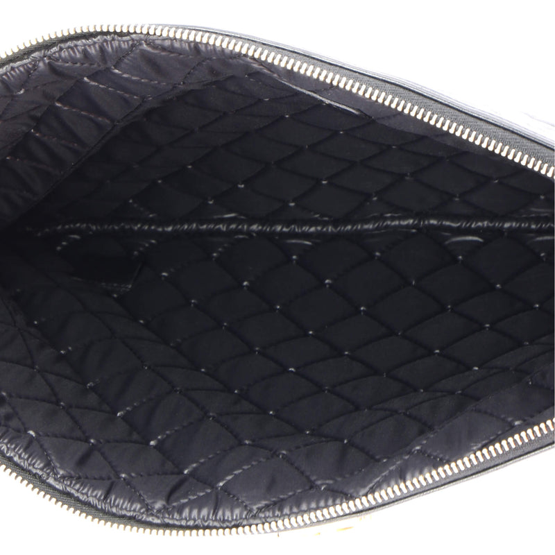 Boy O Case Clutch Quilted Lambskin Large