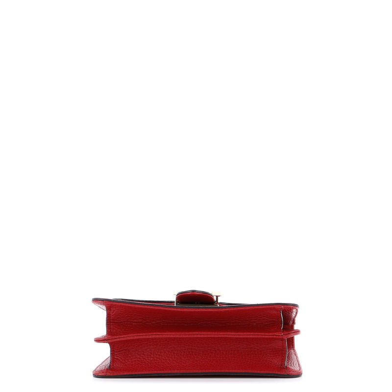 Interlocking Shoulder Bag Leather Small