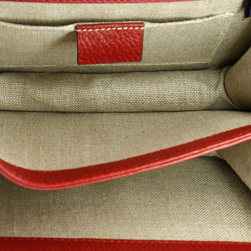 Interlocking Shoulder Bag Leather Small