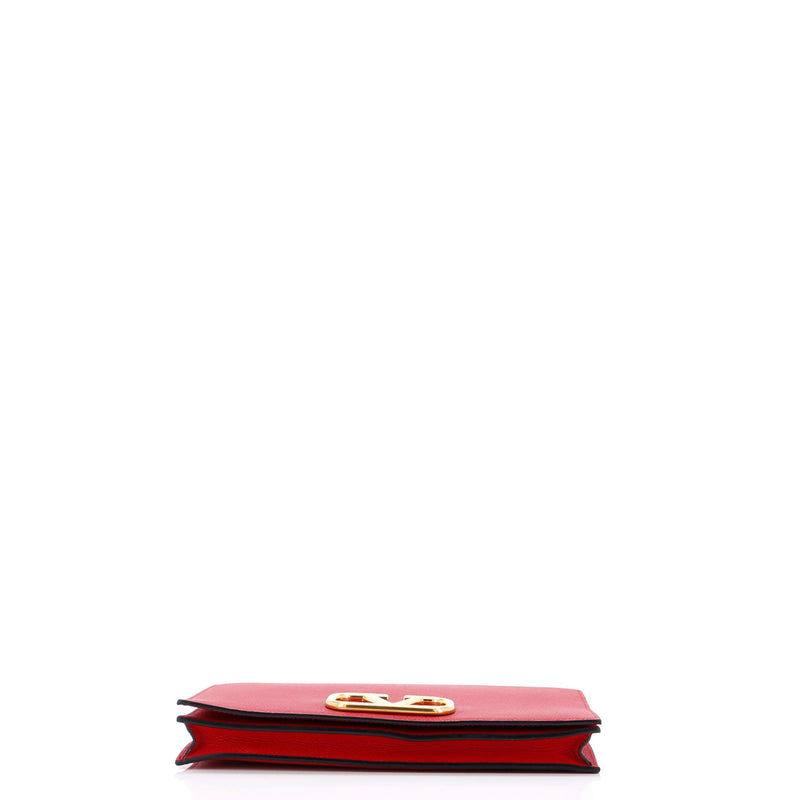 Vlogo Signature Flap Pouch Leather