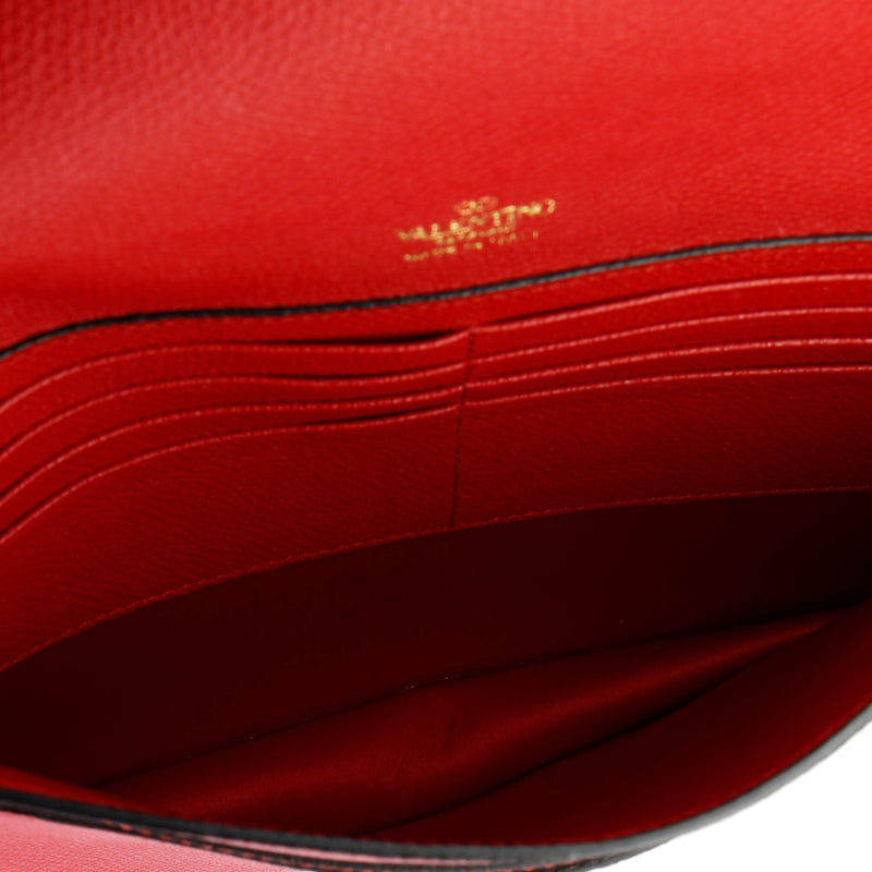 Vlogo Signature Flap Pouch Leather