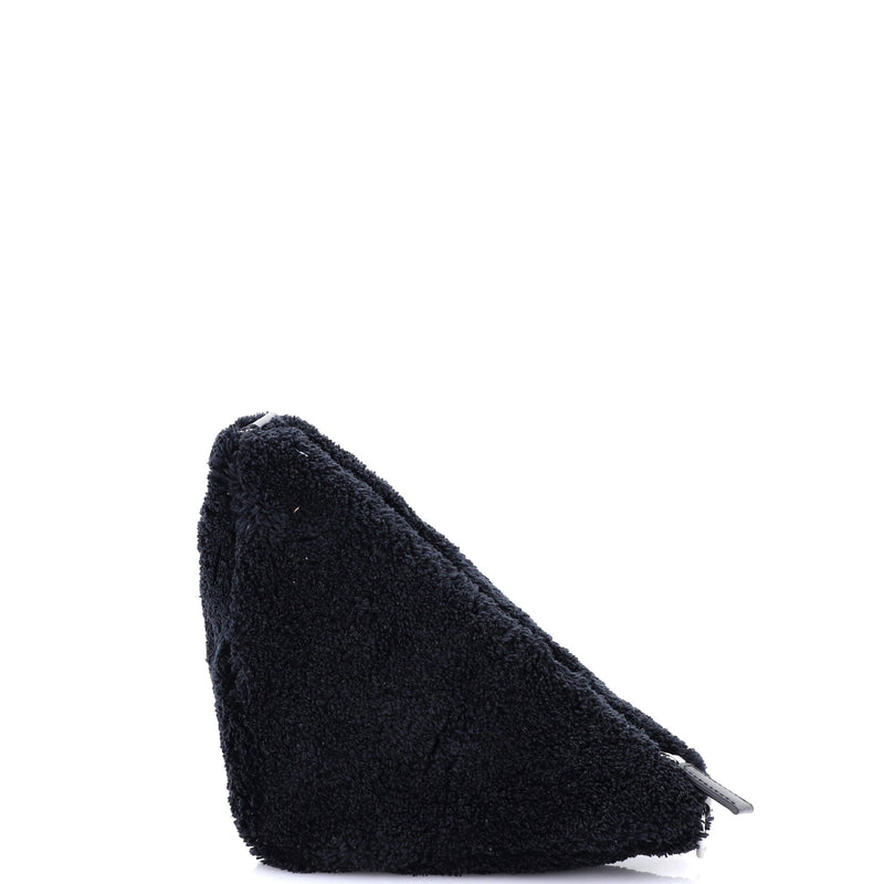 Triangle Logo Zip Crossbody Bag Terry
