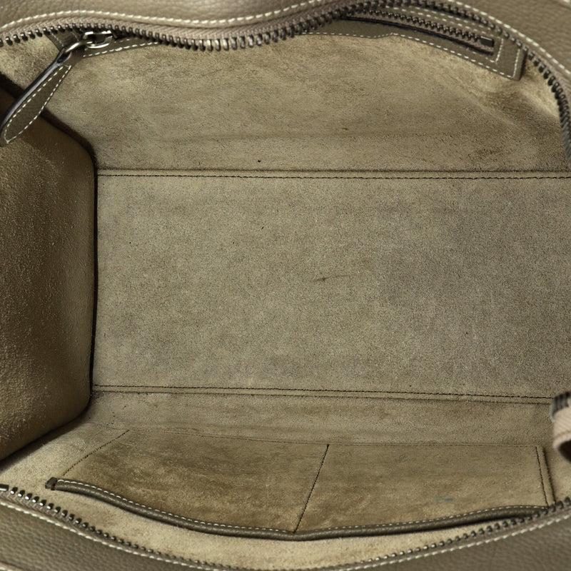 Luggage Bag Grainy Leather Micro