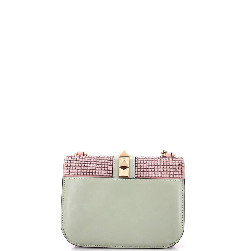 Glam Lock Shoulder Bag Embellished