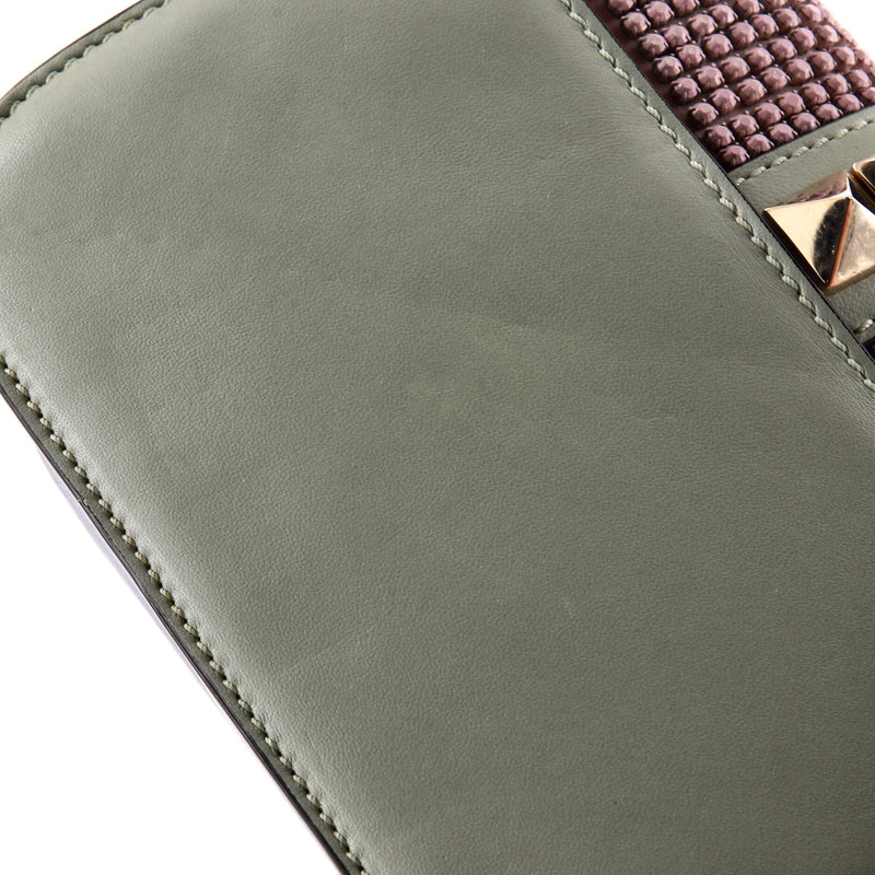 Glam Lock Shoulder Bag Embellished