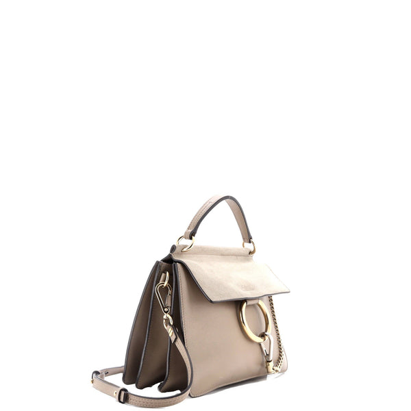 Faye Top Handle Bag Leather Small