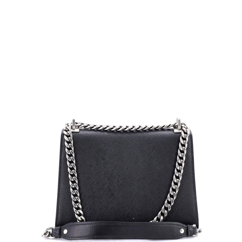 Monochrome Shoulder Bag Saffiano Leather