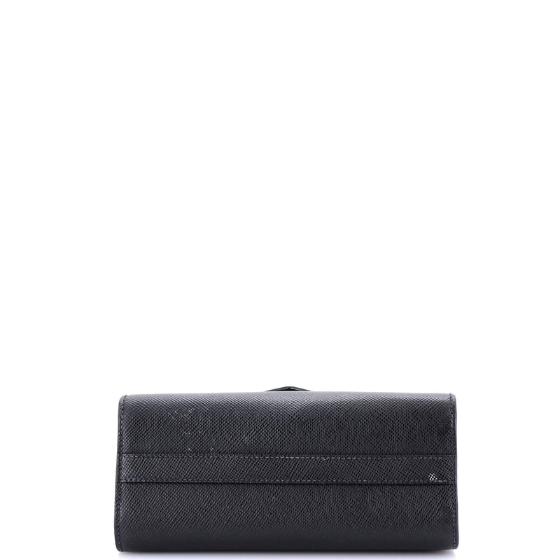 Monochrome Shoulder Bag Saffiano Leather