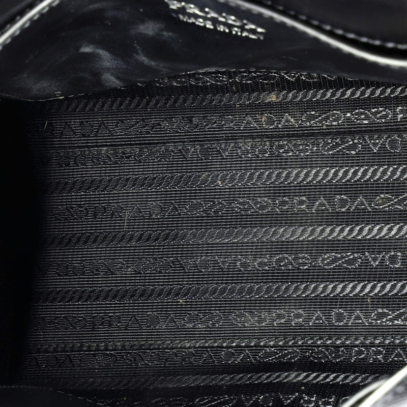 Monochrome Shoulder Bag Saffiano Leather