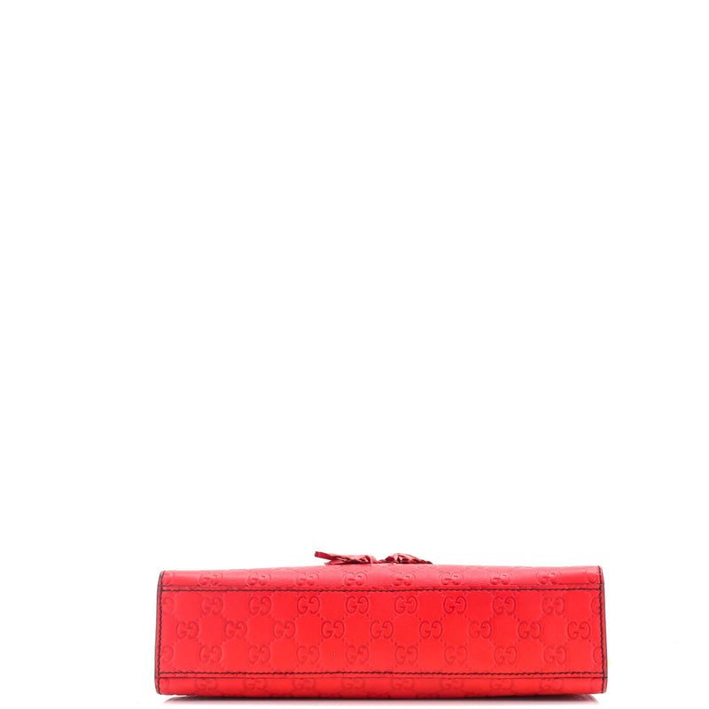 Emily Chain Flap Bag Guccissima Leather
