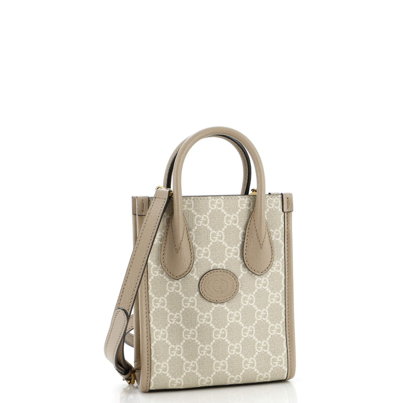 Interlocking G Patch Tote Gg Coated