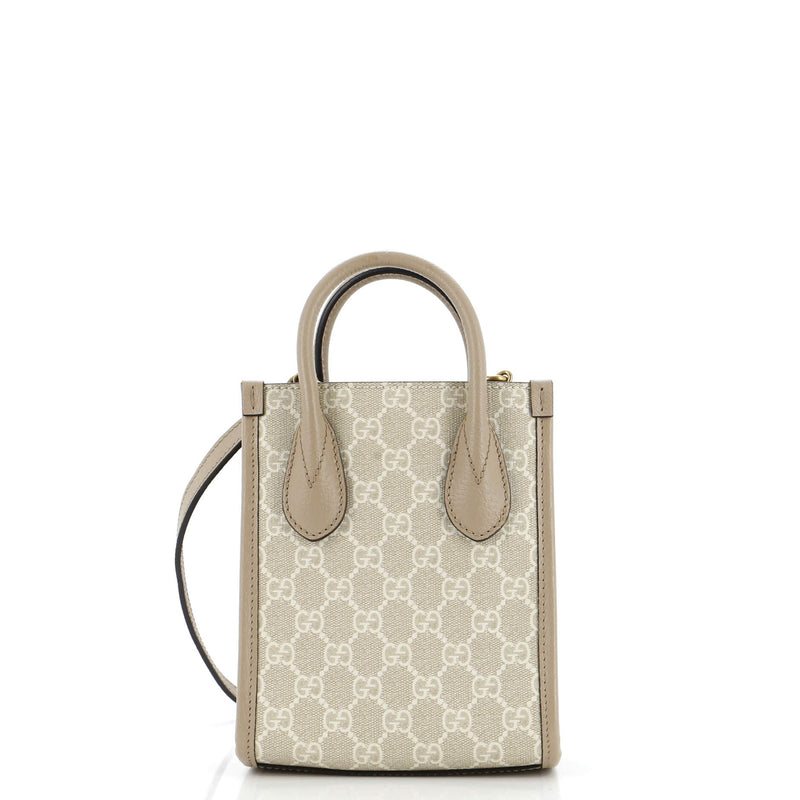Interlocking G Patch Tote Gg Coated