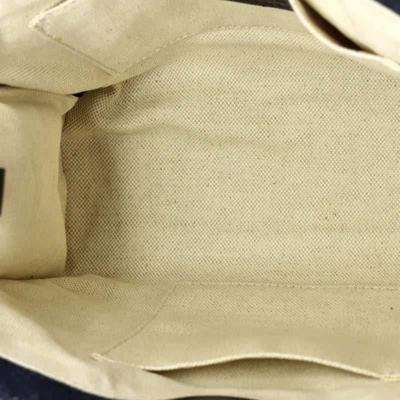 Tiger Pearl Tote Embroidered Denim