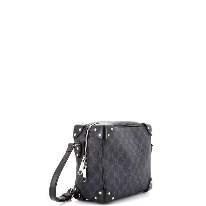 Trunk Shoulder Bag Gg Coated Canvas With