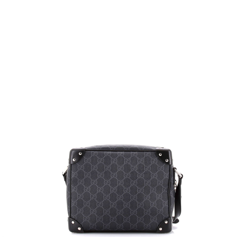 Trunk Shoulder Bag Gg Coated Canvas With
