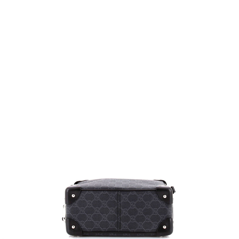 Trunk Shoulder Bag Gg Coated Canvas With
