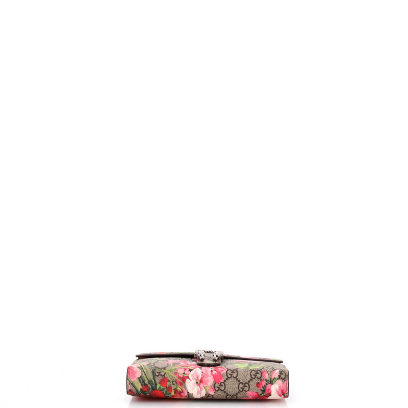 Dionysus Chain Wallet Blooms Print Gg
