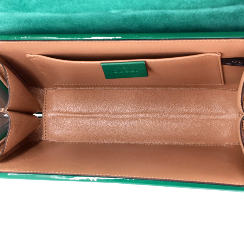 Sylvie Top Handle Bag Patent Mini