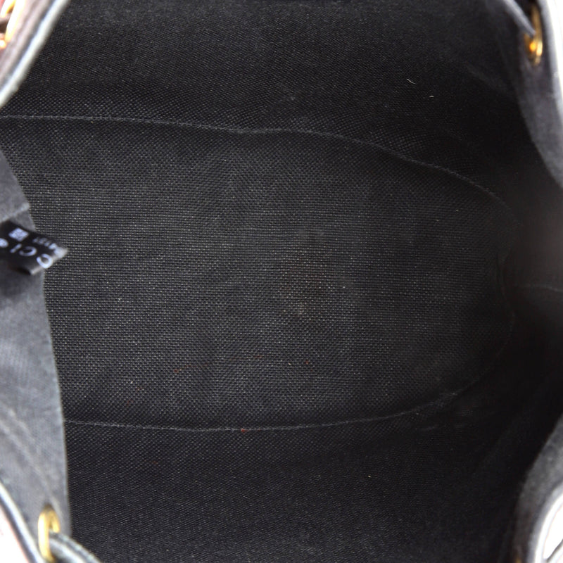 Bucket Bag Printed Leather