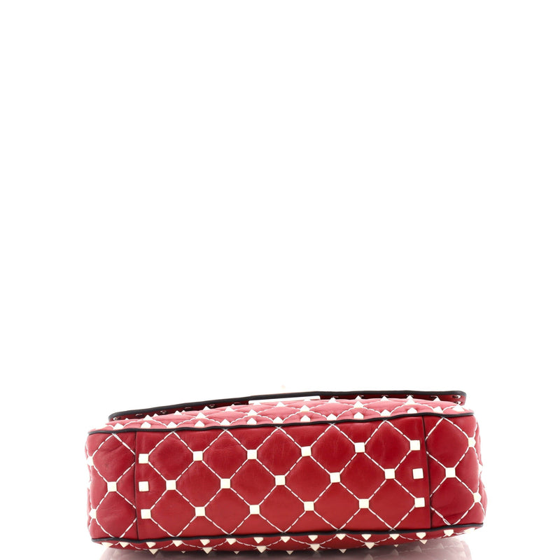Free Rockstud Spike Flap Bag Quilted