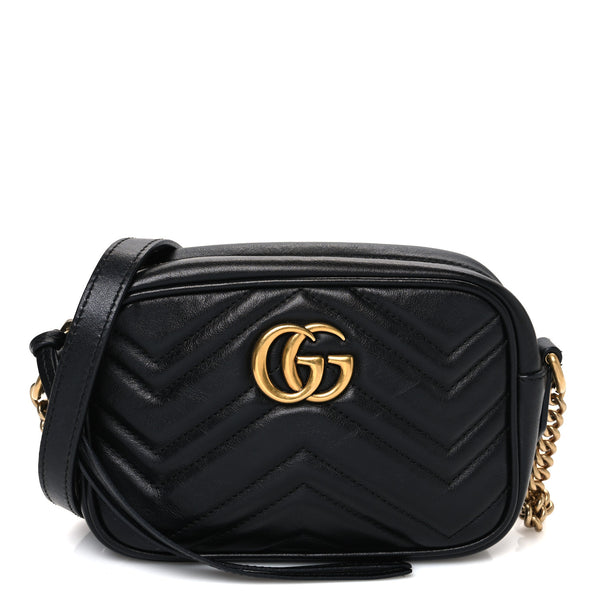 Gucci Calfskin Matelasse Mini Gg Marmont