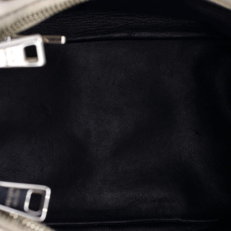 Double Zip Lux Tote Saffiano Leather