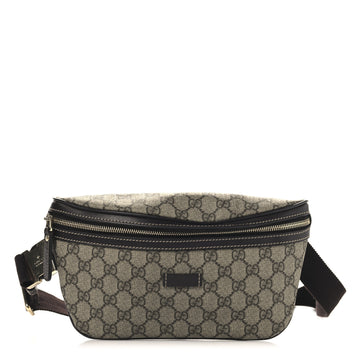Gucci Gg Supreme Belt Bag Dark Brown