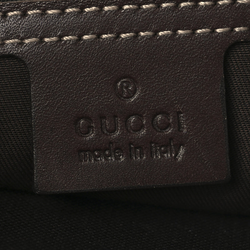 Gucci Gg Supreme Belt Bag Dark Brown