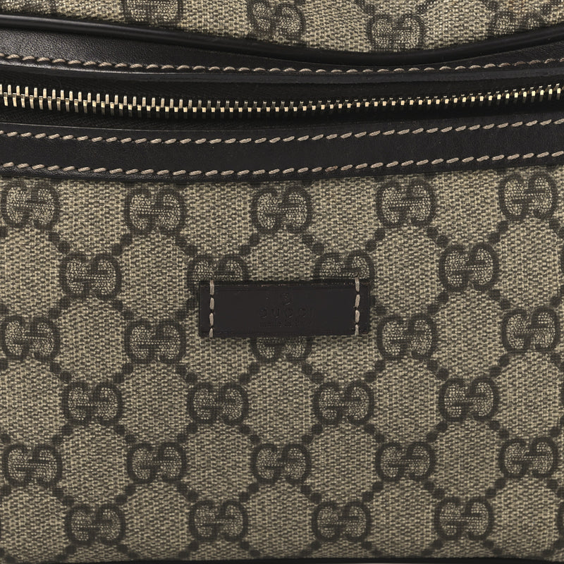 Gucci Gg Supreme Belt Bag Dark Brown