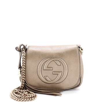 Soho Chain Crossbody Bag Leather Small