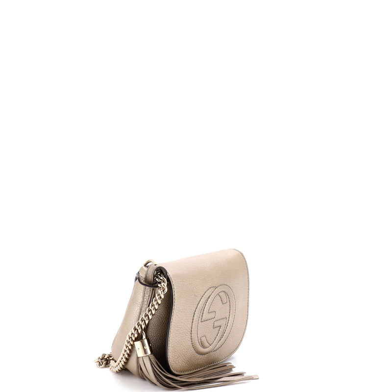 Soho Chain Crossbody Bag Leather Small