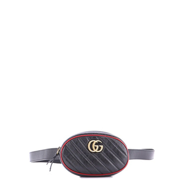 Gg Marmont Belt Bag Diagonal Quilted