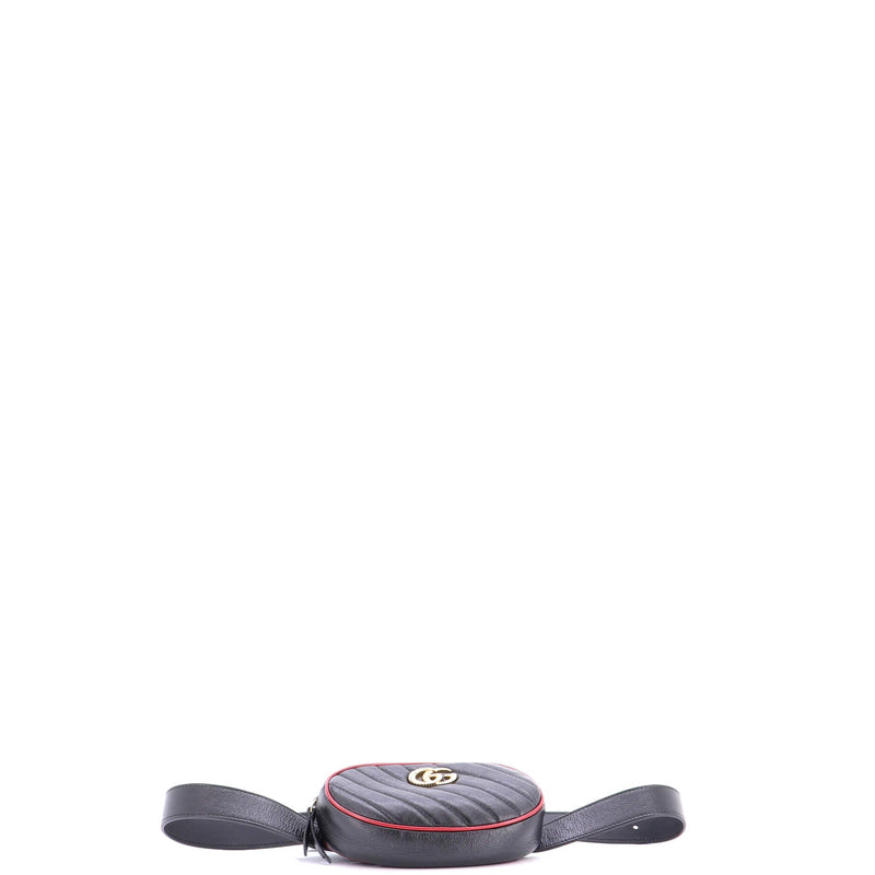 Gg Marmont Belt Bag Diagonal Quilted
