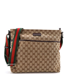 Front Pocket Web Messenger Gg Canvas