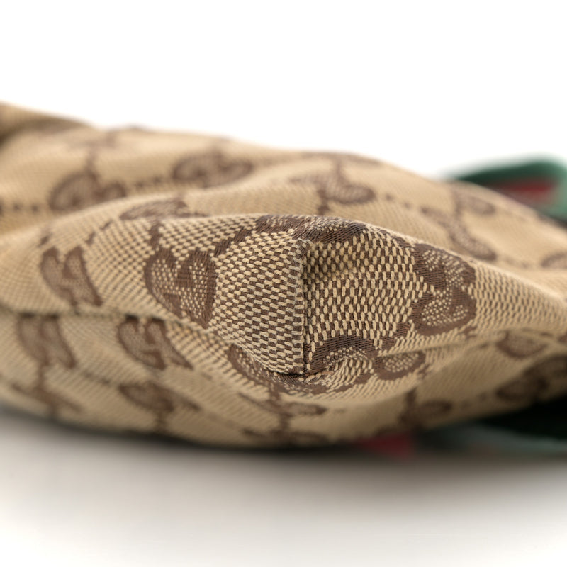 Gucci Web Belt Bag Dark Brown