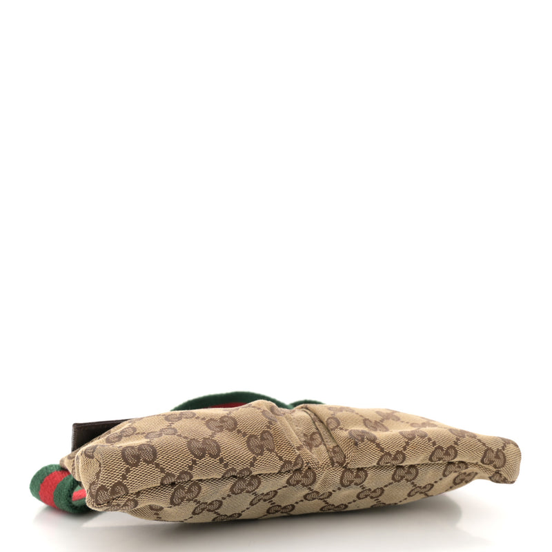 Gucci Web Belt Bag Dark Brown
