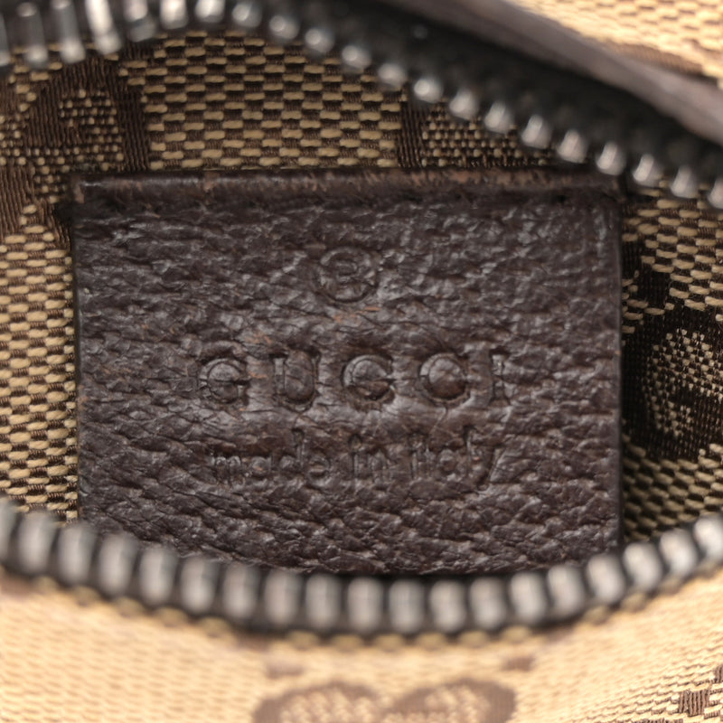 Gucci Web Belt Bag Dark Brown