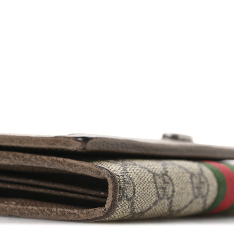 Gucci Gg Supreme Web Ophidia Wallet On